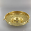 6in. Unfinished Brass Flat Shade Holder