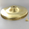 8in. Unfinished Brass Flat Shade Holder