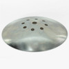 5in Diameter Vented Neckless Holder Cover - Unfinished Steel