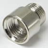 1/8ips Male X 1/8ips Female Nickel Plated Finish Straight Nozzle