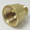 1/8ips Male X 1/4ips Female Unfinished Brass Tapered Nozzle