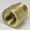 1/4ips Female X 3/8ips Male Brass Straight Nozzle with 1/8ips Tapped Center Hole