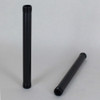 12in. Long 1/4ips (1/2in O.D) Black Powder Coated Finish Round Hollow Pipe