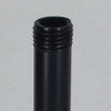 24in. Long 1/4ips (1/2in O.D) Black Powder Coated Finish Round Hollow Pipe