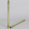 11 in. Long X 1/8ips Unfinished Brass Pipe Stem Threaded 3/4in Long on Both Ends