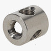 1/8ips Threaded - 1in x3/4in Y Armback - Polished Nickel