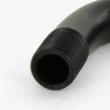 1/8ips Male Threaded 1-1/2in Long 90 Degree Bent Arm - Black Finish