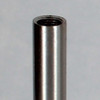 6in. Satin/Brushed Nickel Finish Steel Pipe with 1/8ips. Female Thread