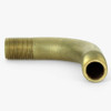 1/8ips Male Threaded 1-1/2in Long 90 Degree Bent Arm - Unfinished Brass