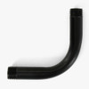 1/8ips Male Threaded 2in Long 90 Degree Bent Arm - Black Powder Coat