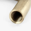 1/8ips Female Threaded 2in  Long 90 Degree Bent Arm - Unfinished Brass