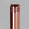 4in Long X 1/8ips (3/8in OD) Male Threaded Polished Copper Finish Steel Pipe