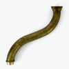 1/8ips Cast Brass Figurine Style Up Arm