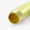 1/4ips Male Threaded 2in Long 90 Degree Bent Arm - Unfinished Brass.