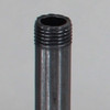 10in Long X 1/8ips (3/8in OD) Male Threaded Unfinished Steel Reeded Pipe