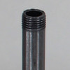 6in Long X 1/8ips (3/8in OD) Male Threaded Unfinished Steel Reeded Pipe