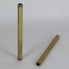 10in Long X 1/8ips (3/8in OD) Male Threaded Brass Reeded Pipe