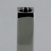 18in. Polished Nickel Finish Square Pipe with 1/8ips. Female Thread