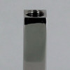 5in. Polished Nickel Finish Square Pipe with 1/8ips. Female Thread