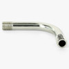 1/8ips Male Threaded 2-1/2in Long 90 Degree Bent Arm - Polished Nickel