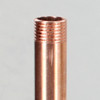 6in  X 1/8ips Threaded Unfinished Copper Pipe with 1/4in Long Threaded Ends.