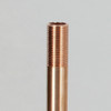 39in  X 1/8ips Threaded Unfinished Copper Pipe with 3/4in Long Threaded Ends.