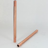 70in  X 1/8ips Threaded Unfinished Copper Pipe with 3/4in Long Threaded Ends.