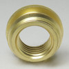 1/4ips. Female X 1/2ips. Male Thread Unfinished Brass Reducer with Shoulder