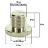 1/4-27 Female X 1/8ips. Male Thread Nickel Plated Finish Shade Rest