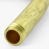 1/8ips Male Threaded 2-1/2in Long J Shape Unfinished Brass Bent Arm with 3/16 inch Long Threads