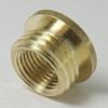 1/8ips. Female X 1/4ips. Male Thread Unfinished Brass Reducer with Shoulder