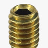 8/32 x 1/4in. Brass Set Screw