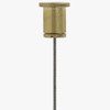 Unfinished Brass Ceiling Attachment for use with Cable Gripper