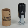 2-1/16in. Candelabra Lamp Socket with 1/8ips. Threaded Hickey and Cardboard Insulator