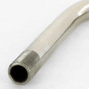 1/8ips Male Threaded 10in Long Pin-Up Bent Arm - Polished Nickel