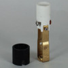 3in Tall E-12 Base Damp Rated Candelabra Lamp Socket