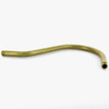 1/8ips Male Threaded 7in Long Pin-Up Bent Arm - Unfinished Brass