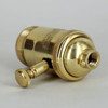 Polished Brass Finish Full Range Dimmer Uno Threaded Shell Socket with 1/8ips. Cap