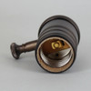 Dark Bronze Finish Full Range Dimmer Socket with 1/8ips. Cap