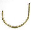 1/4ips Male Threaded Up Arm with 1/2in long male thread on both ends - Unfinished Brass