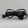 Pre Wired Keyless SO7175B Side Outlet Lamp Socket Set  - Black