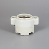 Leviton - E-26 Porcelain Socket with Bushings Tapped for (2) 8/32 Screws
