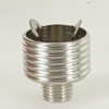 Snap-On Threaded Skirt Shell with 1/8ips Thread for use with SOG9ADS lamp holder. Measures 20.8mm Wide X 28.5mm Long.