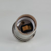 E-26 Keyless Socket with 1/8ips. Female Threaded Cap - Polished Nickel Finish