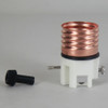 E-26 Copper Heavy Duty 3-Way Porcelain Socket Interior with Removable Knob. Replaces Outdated Socket Interior.
