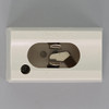 Linestra 2 Base S14S Base Linear Lamp Socket. Two End Bulb Contact.