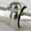 1/2in. Slip Ring with Side Screw - Slips 1/4ips Pipe - Polished Nickel Finish