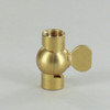 1/8IPS Female X 1/8IPS Female Threaded Unfinished Brass Adjustable Friction Swivel with Key