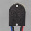 3/8in Shank On-Off Lighted Rotary Switch with 6in. Wire Leads - Brass Plated