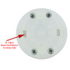 On-Off Foot Style Switch for use with Two Conductor or Three Conductor cable - White
